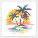 Sök efter tropical decor klistermärken Handflatan träd
