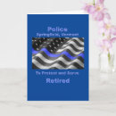 Sök efter polis kort Tunn blå linje