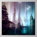 Sök efter framtida stad posters Cityscape