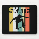 Sök efter skateboarder musmattor Vintage