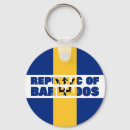 Sök efter barbados flagga nyckelringar Patriotisk