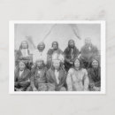 Sök efter chefer vykort Lakota