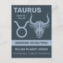 Sök efter taurus vykort Zodiac