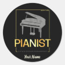 Sök efter pianisten klistermärken Orkester