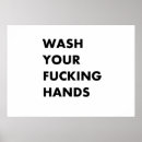 Sök efter tvätta din händer posters Typografi