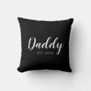 Sök efter pappa kuddar Typografi