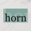 Sök efter horn visitkort Musiklärare