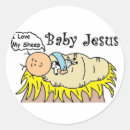 Sök efter jesus i manger Baby