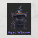 Sök efter halloween katt vykort Rolig