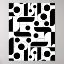 Sök efter svartvitt mönster posters Abstrakt