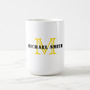 Sök efter monogram kaffemuggar Elegant
