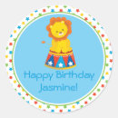 Sök efter cirkustema klistermärken För barn