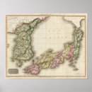 Sök efter japan karta posters Inristat