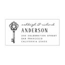 Sök efter nyckel returadress stämplar Vintage