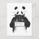 Sök efter panda vykort Svart och vitt