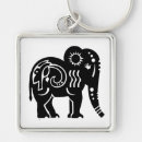 Sök efter svart elefant nyckelringar Safari