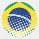Sök efter brasilien klistermärken Flagga av brazil