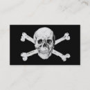 Sök efter crossbones visitkort Skalle