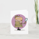 Sök efter detektiv kort Förstoringsglas