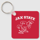 Sök efter örnhuvud nyckelringar Jacksonville staten universiteten logotypen