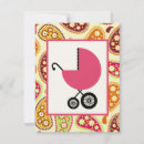 Sök efter rosa paisley inbjudningar Baby