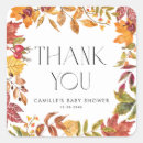 Sök efter höst löv klistermärken Baby shower