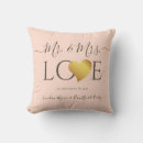 Sök efter rosa och guld hjärta kuddar Kärlek