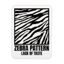 Sök efter mönstrar magneter Zebra