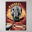 Sök efter noshörningar posters Rhino