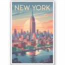 Sök efter skyscraper klistermärken Empire state byggnad