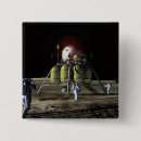 Sök efter spaceship knappar Illustration