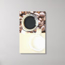 Sök efter kaffe canvastryck Cappuccino