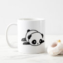 Sök efter panda muggar Svart och vit