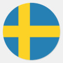 Sök efter sverige klistermärken Flagga för sverige