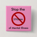 Sök efter mentalt knappar Stigma