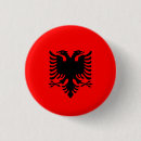 Sök efter albania flagga knappar Albansk