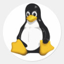 Sök efter tux klistermärken Linux