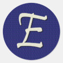Sök efter monogram e klistermärken Brev