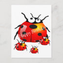 Sök efter nyckelpigor vykort För barn