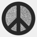 Sök efter fredssymboler klistermärken För henne
