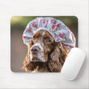 Sök efter spaniel musmattor Humor