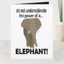 Sök efter elefant kort Humor