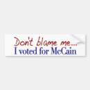 Sök efter röstat för mccain bildekaler Republikan