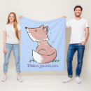 Sök efter räv tecknad filtar Illustration