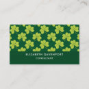 Sök efter shamrocks visitkort Skamrock