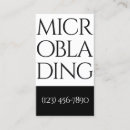 Sök efter ögonbryn visitkort Microblading