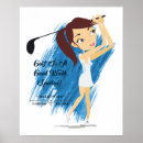 Sök efter kvinna golf posters Sport