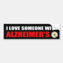 Sök efter sjukdom bildekaler Alzheimer
