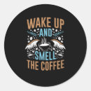 Sök efter kaffe runda klistermärken Kärlek