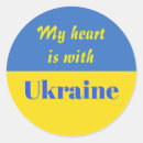 Sök efter frihet runda klistermärken Ukraine